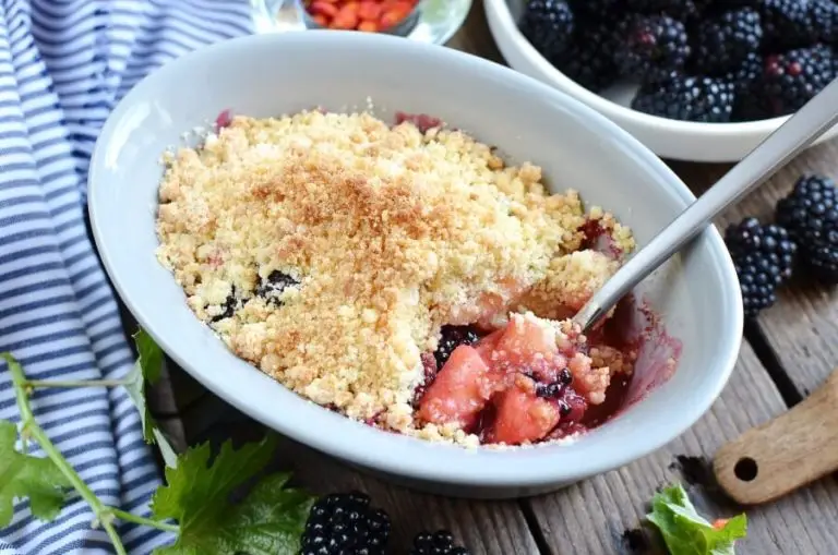 Step 10 - Apple and Blackberry Crumble