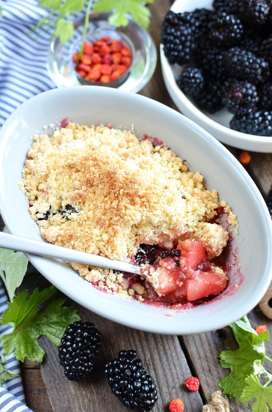 Apple and Blackberry Crumble Recipe Cook.me Recipes