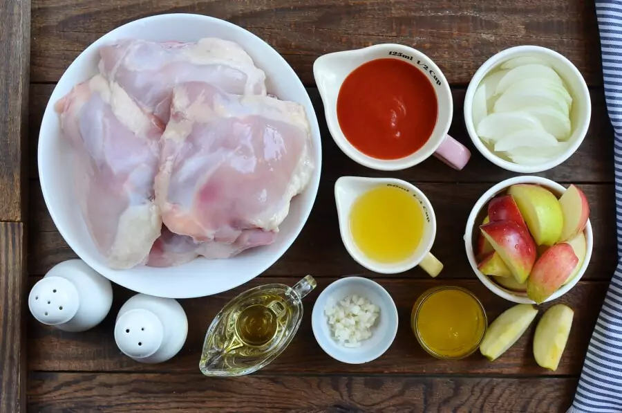 Ingredients for Autumn Apple Chicken
