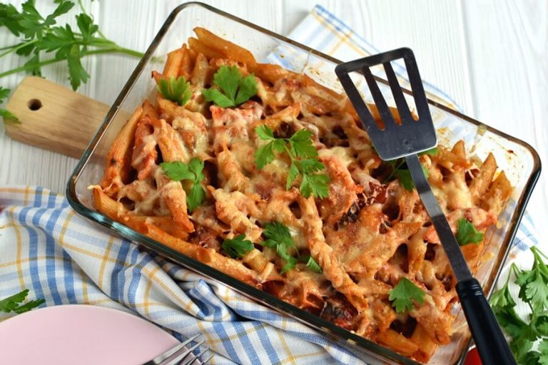 Step 9 - Baked Ratatouille-Sausage Penne