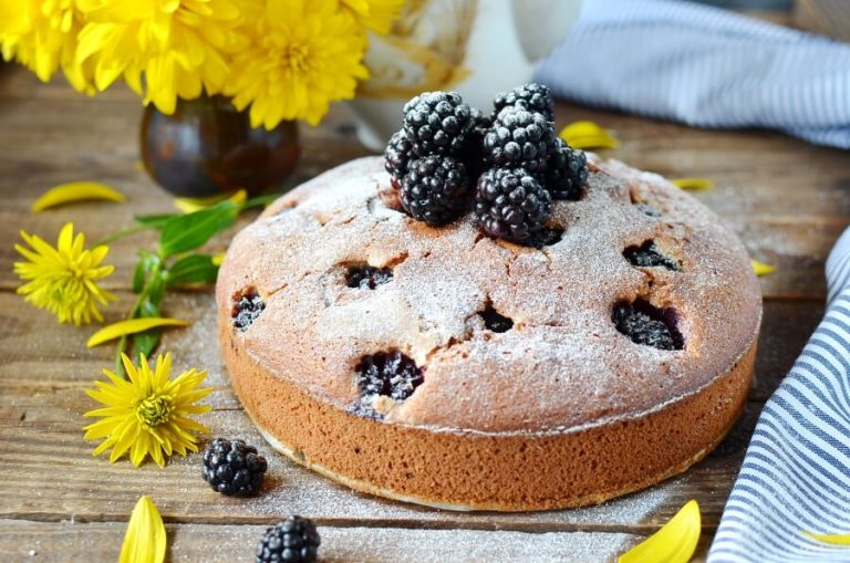 Step 8 - Blackberry Cake