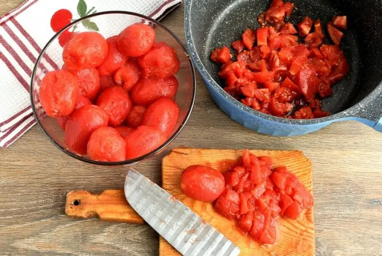 Step 6 - Canning Chopped Tomatoes