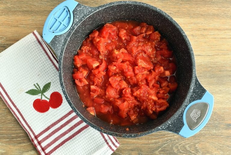 Step 7 - Canning Chopped Tomatoes