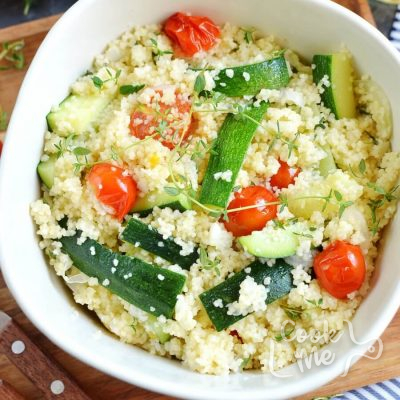 Couscous with Zucchini and Cherry Tomatoes Recipe-How To Make Couscous with Zucchini and Cherry Tomatoes-Homemade Couscous with Zucchini and Cherry Tomatoes