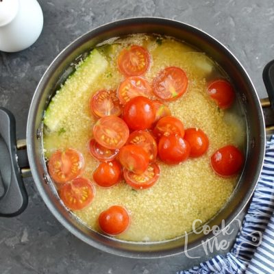 Couscous with Zucchini and Cherry Tomatoes recipe - step 4