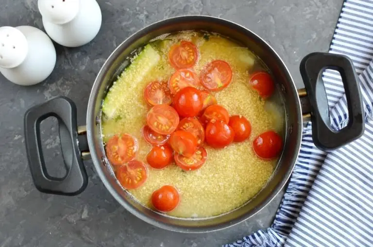 Step 4 - Couscous with Zucchini and Cherry Tomatoes