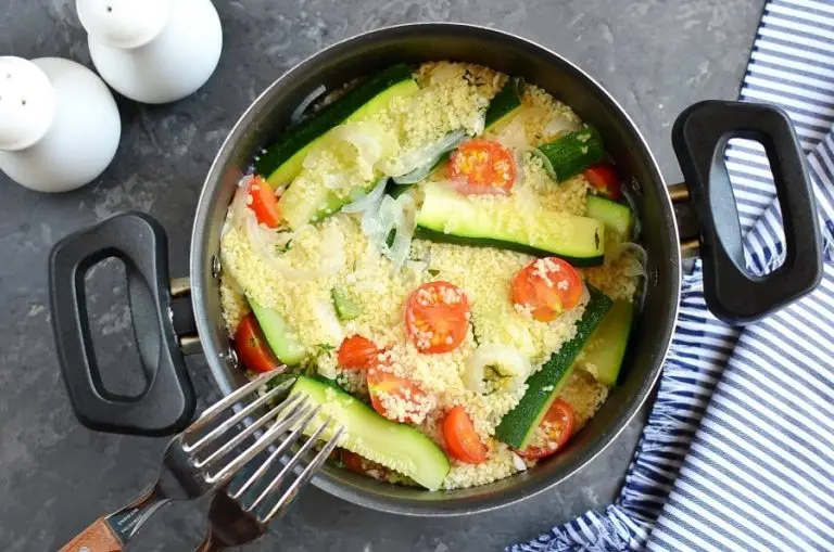 Step 4 - Couscous with Zucchini and Cherry Tomatoes