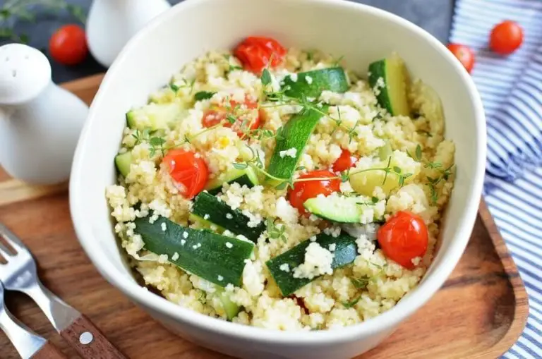 Step 5 - Couscous with Zucchini and Cherry Tomatoes