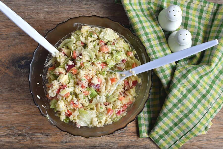 Crunchy Rice Salad recipe - step 4