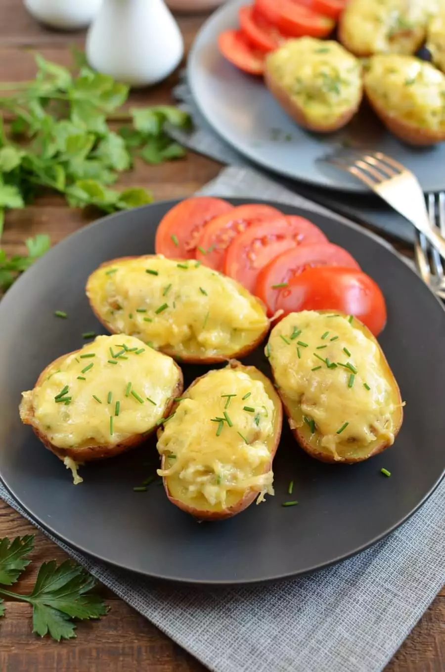 Easy Twice Baked Potatoes