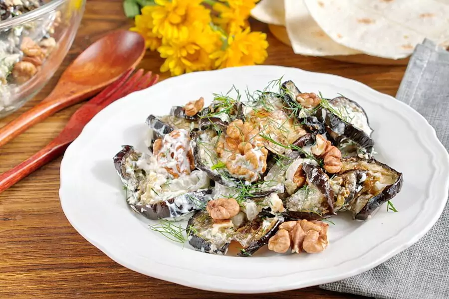 Eggplant with Yogurt and Dill