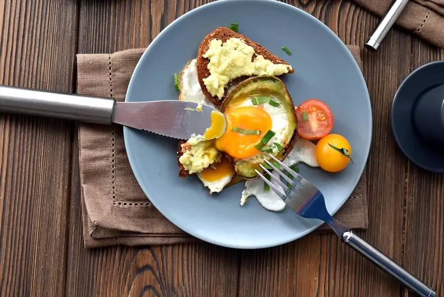 Keto Eggs Baked in Avocado