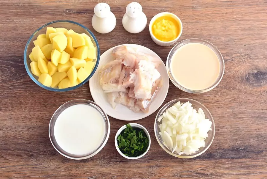 Ingredients for Favorite Fish Chowder