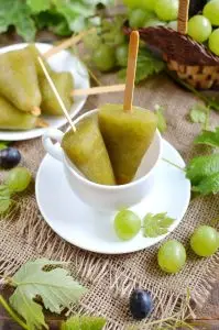 Green Grape Popsicles