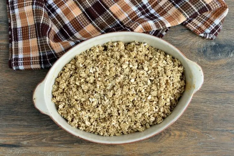 Step 4 - Gluten Free Grape Crisp