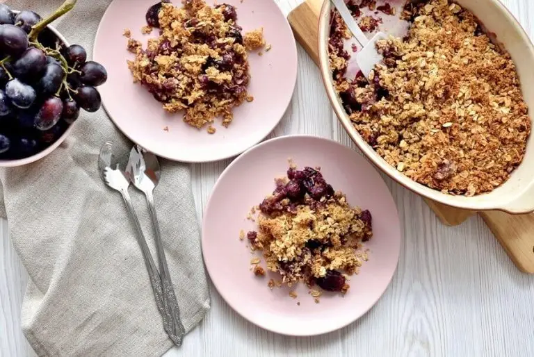 Step 6 - Gluten Free Grape Crisp