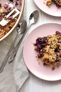 Gluten Free Grape Crisp