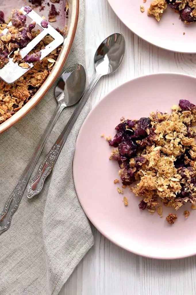 Gluten Free Grape Crisp