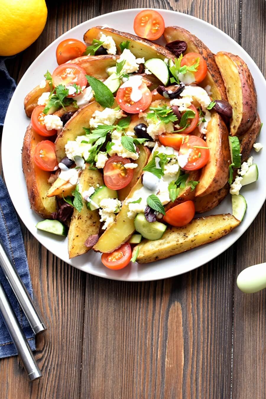 Greek Potato Wedges Recipe - Cook.me Recipes