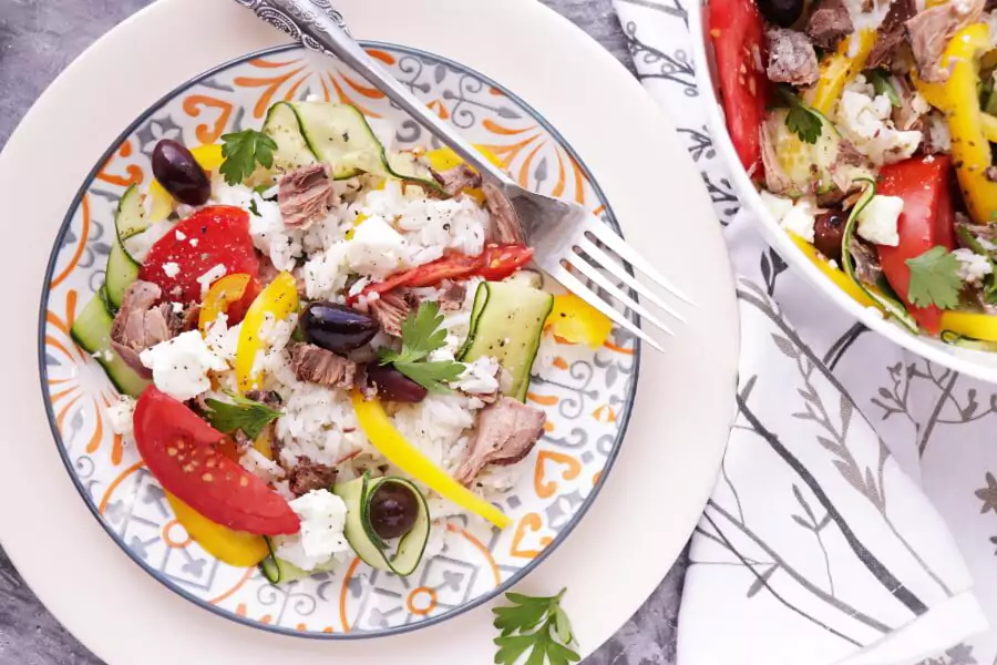 Greek Rice Salad