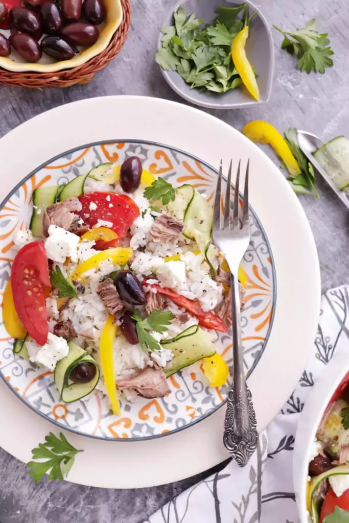 Greek Rice Salad