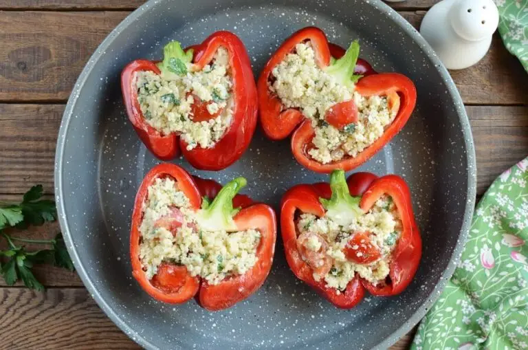 Step 6 - Gremolata Couscous-Stuffed Peppers