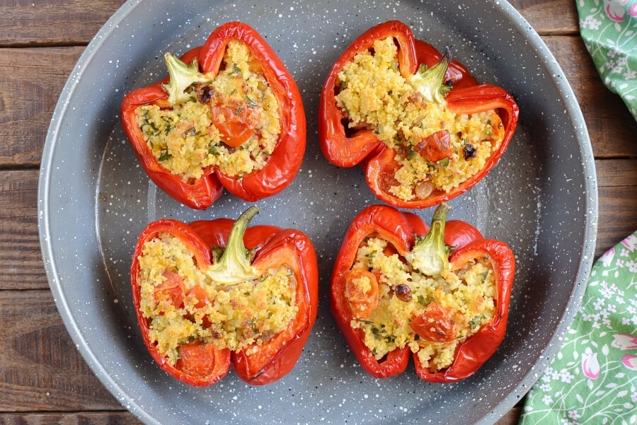 Gremolata Couscous-Stuffed Peppers recipe - step 7