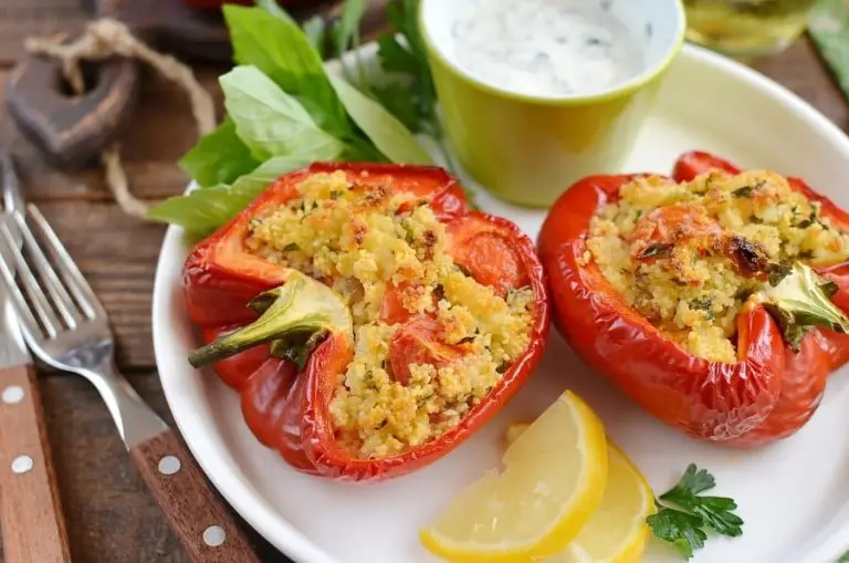 Step 8 - Gremolata Couscous-Stuffed Peppers
