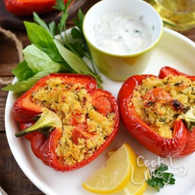 Gremolata Couscous-Stuffed Peppers Recipe-How To Make Gremolata Couscous-Stuffed Peppers-Homemade Gremolata Couscous-Stuffed Peppers