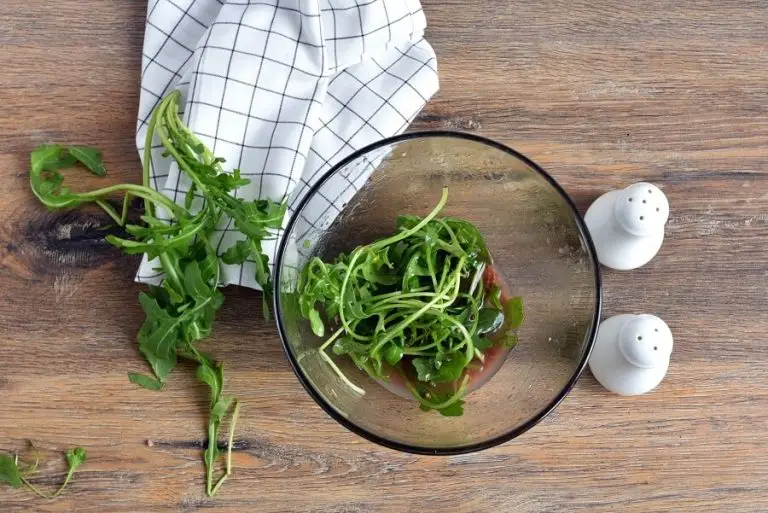 Step 8 - Keto Grilled Pork Chops with Plums and Arugula
