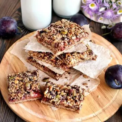 Healthy-plum-slice-Recipe-How-to-make-Healthy-plum-slice-Delicious-Healthy-plum-slice