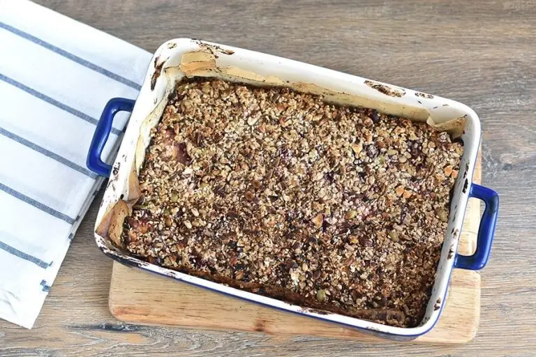 Step 8 - Healthy Vegan Plum Slice