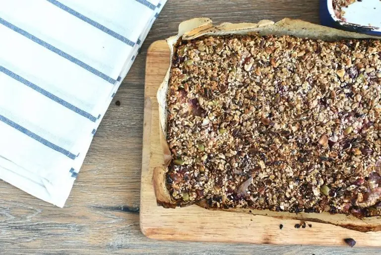 Step 9 - Healthy Vegan Plum Slice