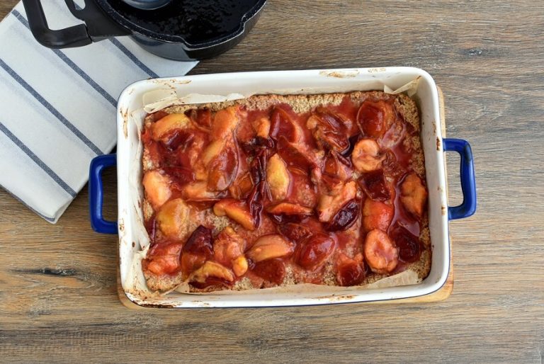 Healthy Vegan Plum Slice Recipe Cook.me Recipes