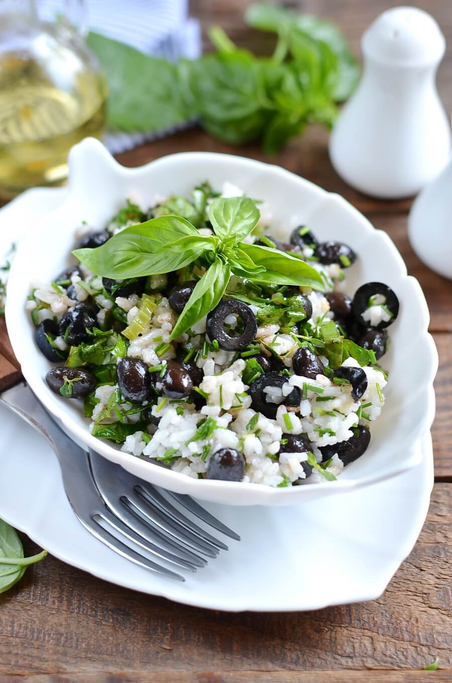 Herbed Rice with Spicy Black Bean Salad Recipe Cook.me Recipes