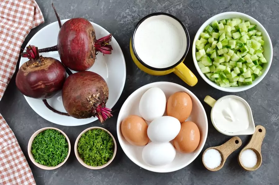 Ingredients for Holodnik