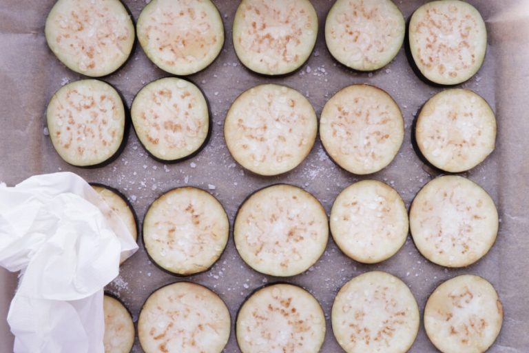 Step 1 - Mediterranean Yogurt Flatbread with Crispy Eggplant