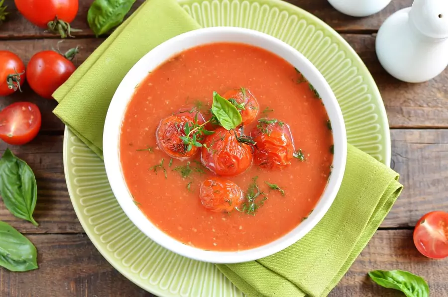 Vegan Icy Tomato Soup
