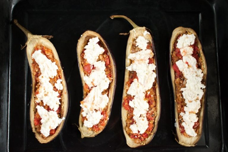 Italian Style Stuffed Eggplant Recipe - Cook.me Recipes