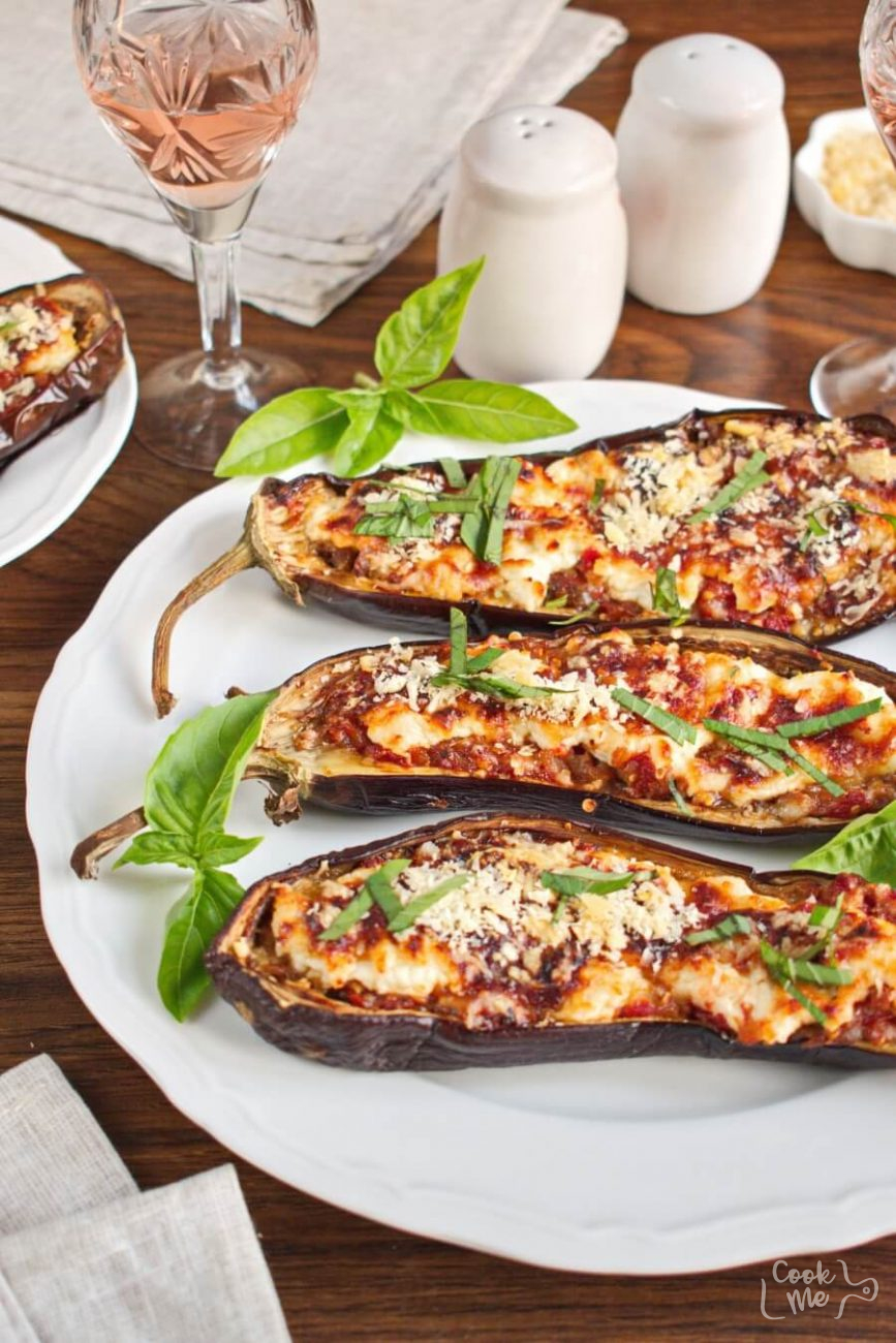 Italian Style Stuffed Eggplant Recipe - Cook.me Recipes