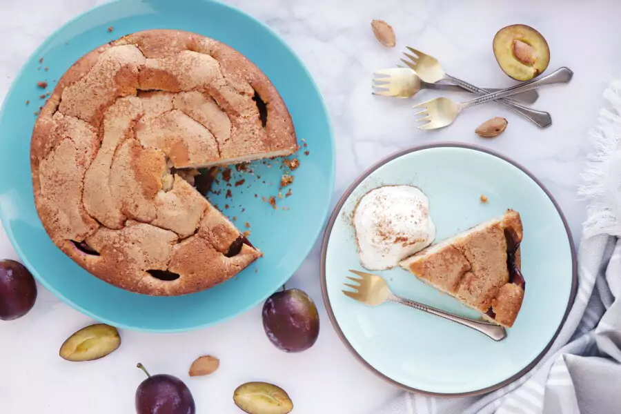 Late Summer Plum Cake
