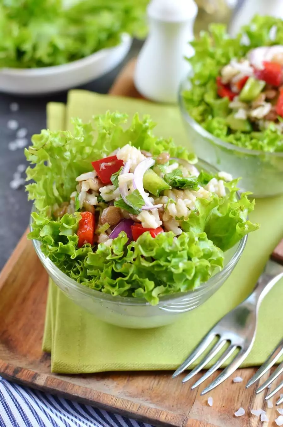 Lentil Rice Salad