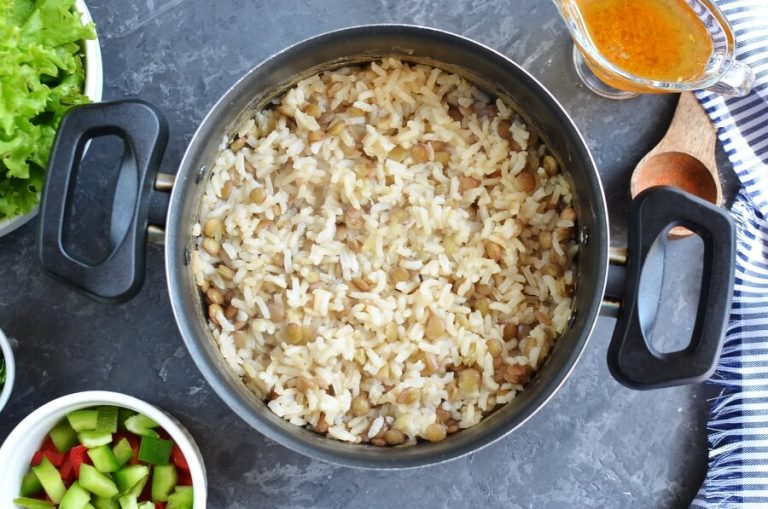 Step 1 - Lentil Rice Salad