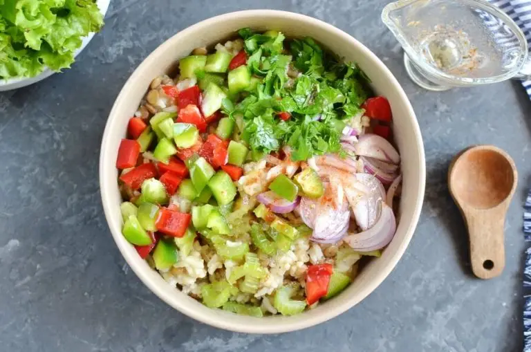 Step 2 - Lentil Rice Salad