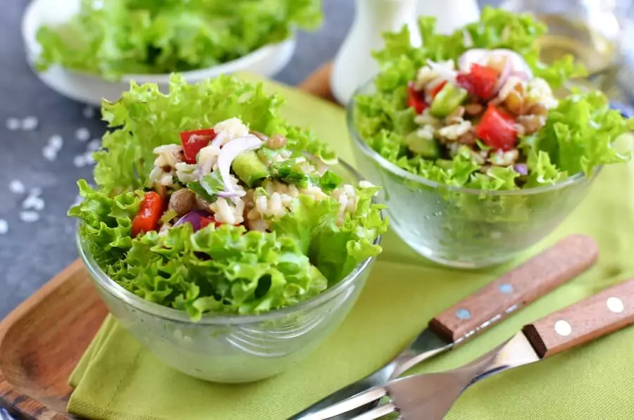 Lentil Rice Salad