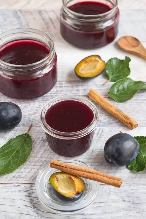 Low Sugar Cinnamon and Plum Jam
