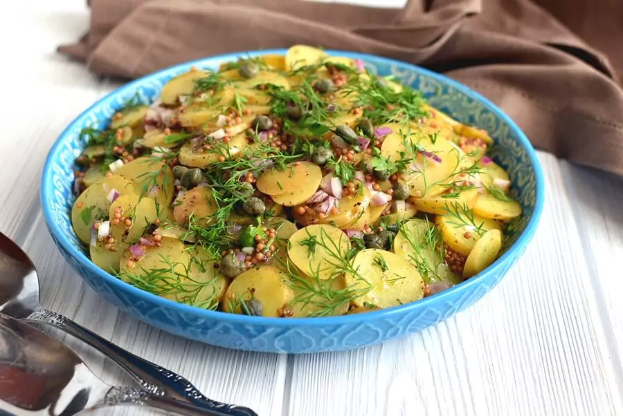 Mediterranean-Style Mustard Potato Salad