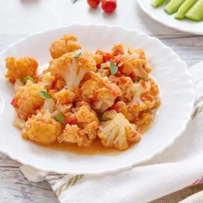 Middle Eastern Braised Cauliflower Recipe-How to make Middle Eastern Braised Cauliflower-Delicious Braised Cauliflower