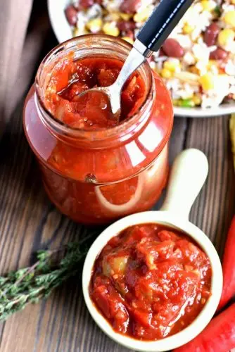 Mild Tomato Salsa