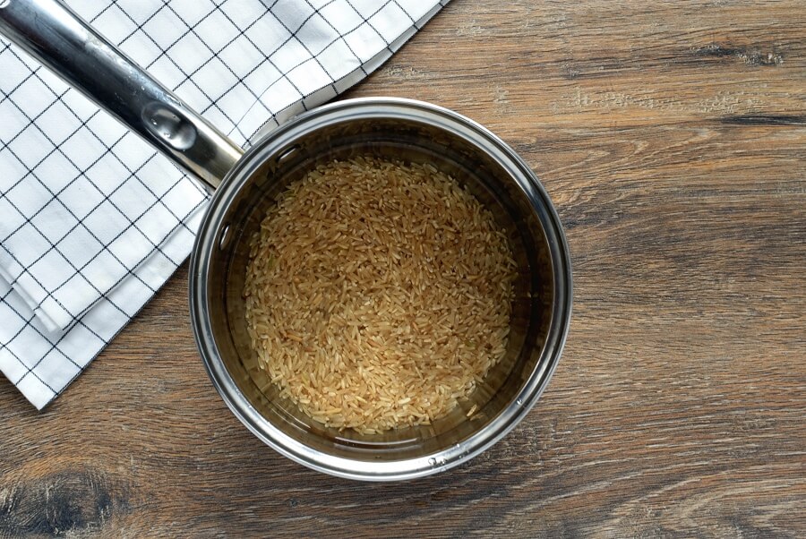 Miso Brown Rice and Chicken Salad recipe - step 1
